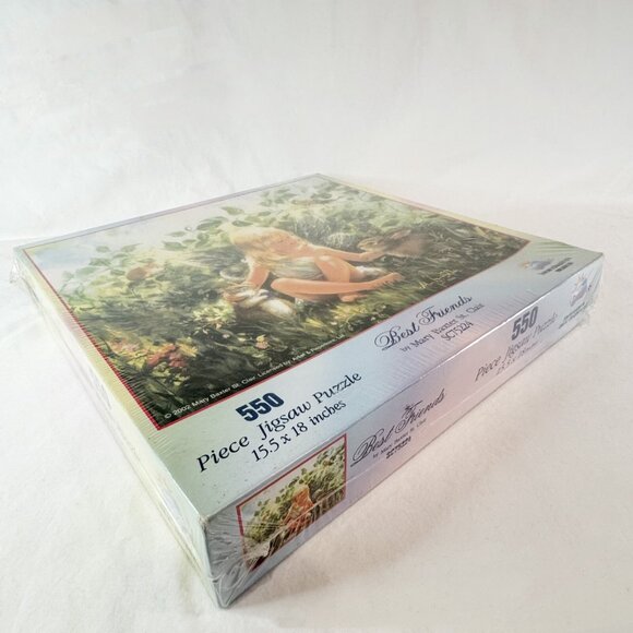 New Sealed 550pc Jigsaw Puzzle BEST FRIENDS  Mary Baxter St. Clair Complete - Picture 2 of 8